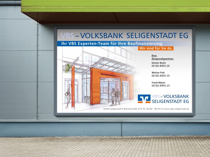 Volksbank Seligenstadt Plakat